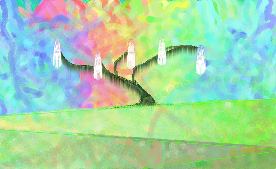 A tree of ghosts in a field